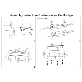 9366+9211 (8L) Подвесная люстра ARRECIFE