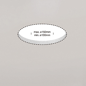DECO Встраиваемый потолочный вентилятор Ш1280 состаренное золото 3P орех 3000K WCTLB