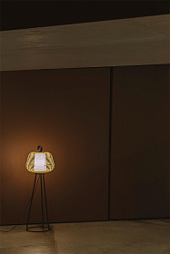 NARA Торшер бежевый 1xE27