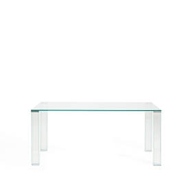 Стол Adularia из прозрачного закаленного стекла 160 x 90 см