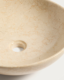 Раковина Darnen из бежевого мрамора Ø 40 см
