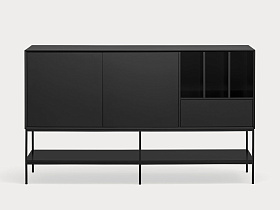 Сервант Platt 2D1Dr черный