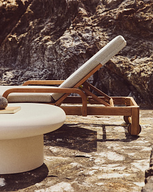 Шезлонг Sonsaura из массива эвкалипта