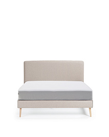 Кровать Lydia 150х190 бежевая