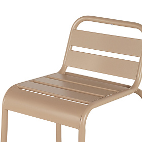 Уличный барный стул Lianis цвета капучино