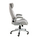 Офисное поворотное кресло 4224 из ткани серого цвета