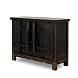 Деревянный комод с черной отделкой Lilos
