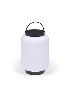 Настольная лампа Verona из полиэтилена и металла с черной отделкой