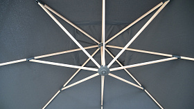 Зонт Icon ANTHRACITE - MANHATTAN 350x350 (с основанием и чехлом)