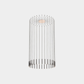 Подвесной светильник Candle 30 черный 0-10V