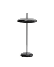 Переносная настольная лампа Porte из черного алюминия