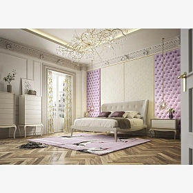 Кровать Organic с основанием Eternity 216x131x210/220 для матраса 180 см