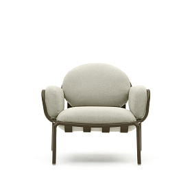 Joncols Алюминиевое кресло для улицы зеленого цвета