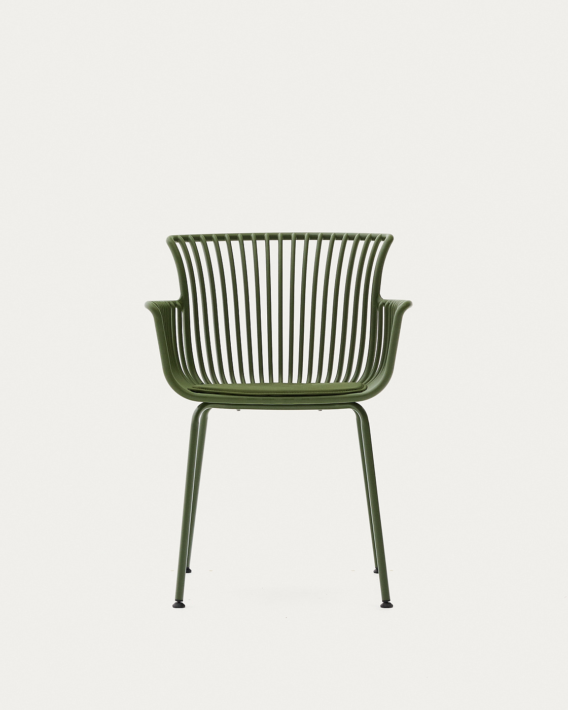 Садовый стул Surpika зеленый со стальными ножками