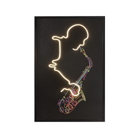 Saxofon Светодиодная картина LED 80X120