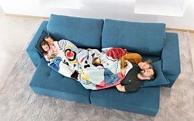 Диван раскладной Paradis 4pl ножки - пластик 3 cm AX+AX+V+V