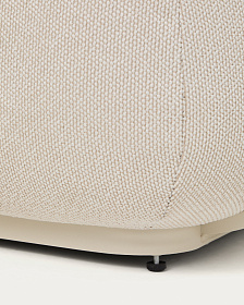 Уличный 3-х местный диван Tamaris из алюминия цвета экрю, 217 см