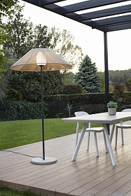 Торшер Saigon OUT C100 серый/бежевый 2M