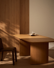 Litto Стол обеденный из дубового шпона 200 х 100 см