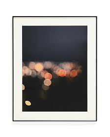 Картина Zavira с фотографией огней Барселоны 50 x 70 см