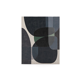 Nemsa абстрактный холст в сине-зеленых тонах 100 x 80 см