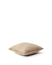 Чехол для подушки Aleos из меланжевой ткани с контрастной отделкой 45 х 45 см