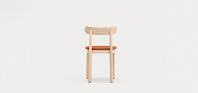 Стул Nara натуральный/терракотовый PU