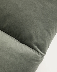 Двухместный диван Veliro из зеленого бархата, 210 см