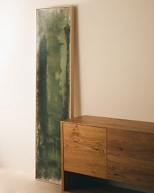 Абстрактная картина Selnar зеленая 60 x 90 см