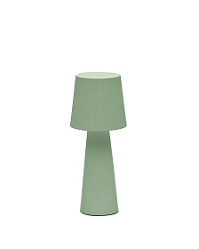 Arenys Большая переносная настольная лампа в бирюзовом цвете