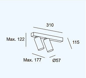 Подвесной светильник Simply 2 bodies 05-8335-05-05