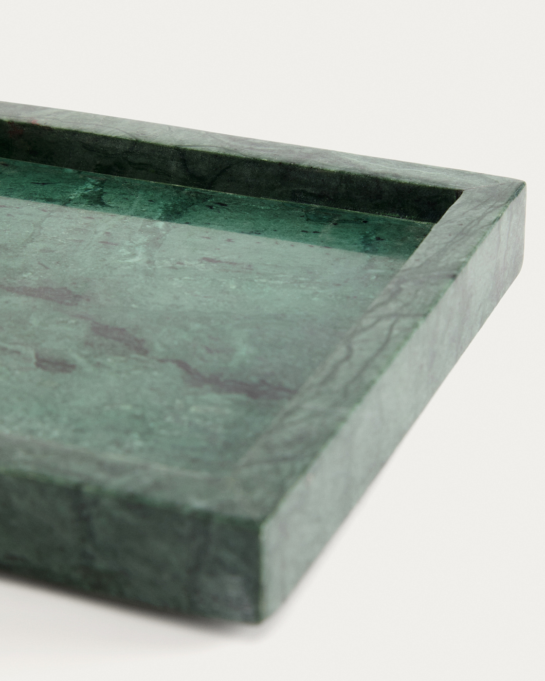 Поднос Serela из зеленого мрамора 18 x 18 см