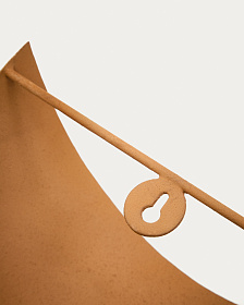 Настенный светильник Nibla из металла с терракотовым эффектом