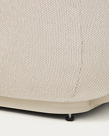 Уличный 3-х местный диван Tamaris из алюминия цвета экрю, 217 см