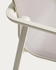 Уличный стул Canea из алюминия цвета экрю