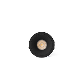 LOX Черный встраиваемый светильник ориентируемый, 2700К 6-8W 2700K 36°