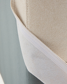 Изголовье Blok цвета экрю со съемным чехлом для кровати шириной до 180 см