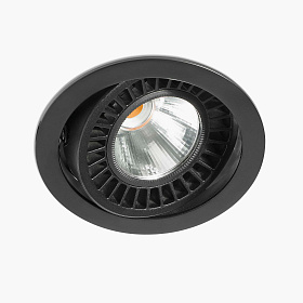 Optic встраиваемый светильник черный LED BREAD 24-36W 20º