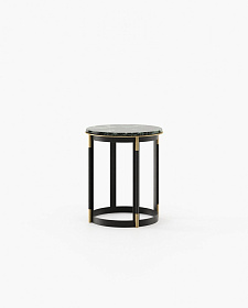 Приставной столик Lyssa Ø47 мрамор