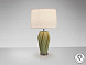 Salome Настольная лампа 1L зеленая керамика