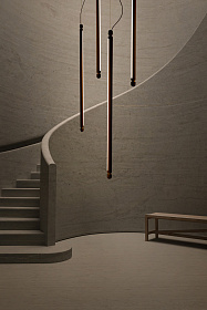 Подвесной светильник Linea V Walnut-Black