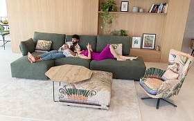 Модульный диван Teseo RH1 + A + H1 