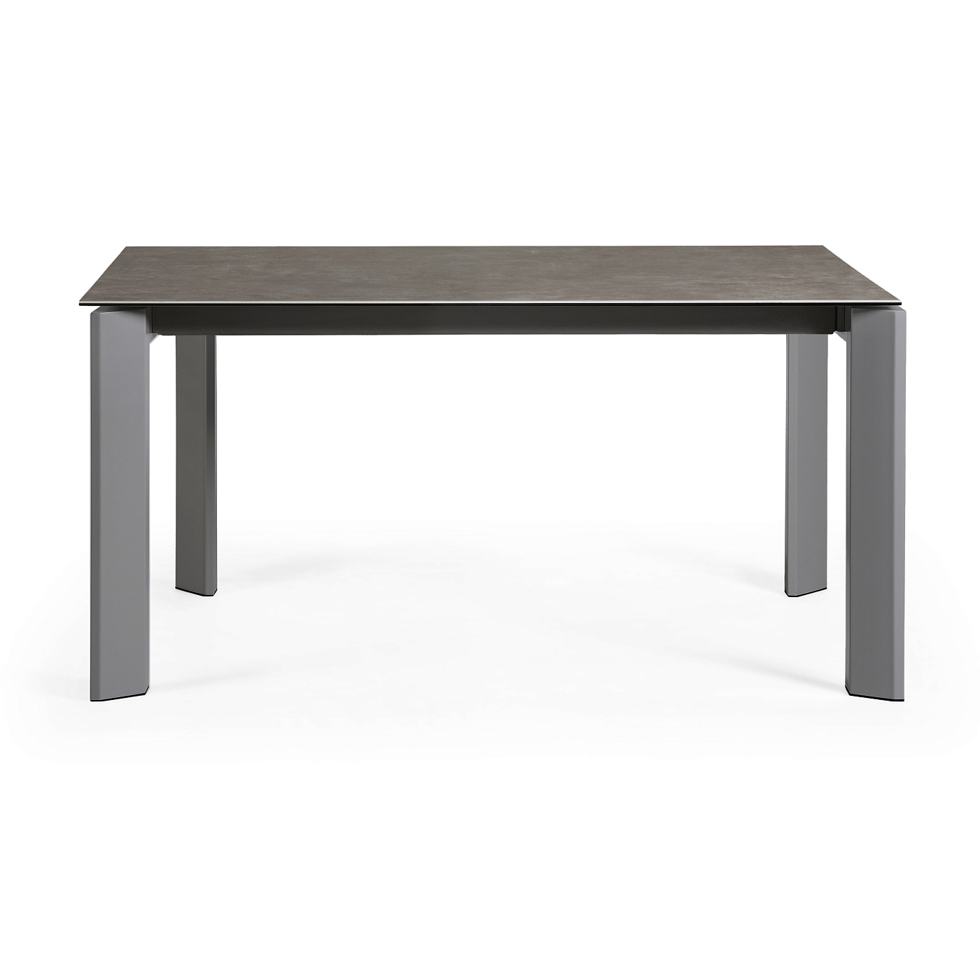 Стол Atta 160 (220) x90 антрацит, серый, керамика