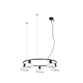 Подвесной светильник TATAWIN круглый белый 5xE27