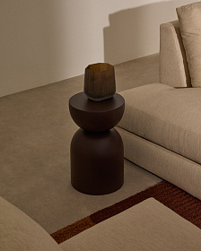 Приставной столик Rachell металл, фиолетовый Ø30,5 см