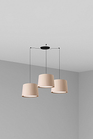 Подвесной светильник Samba черный/бежевый 3L