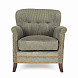 Классическое кресло Motto из зеленого вельвета