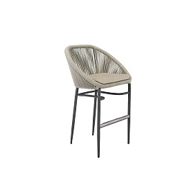Барный стул RODONA BEIGE-CARBON