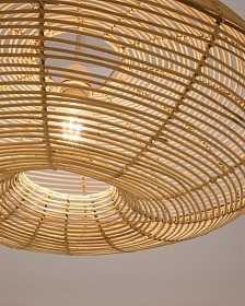 Flaro Абажур подвесного светильника из ротанга Ø69 см