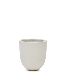 Aiguablava Кашпо из белого цемента Ø 56 см
